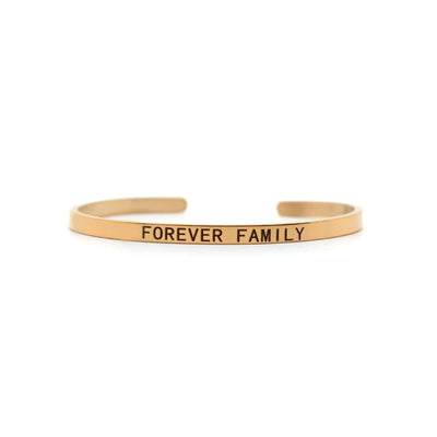 Forever Family Rose Gold Mantra Band - Joker & Witch