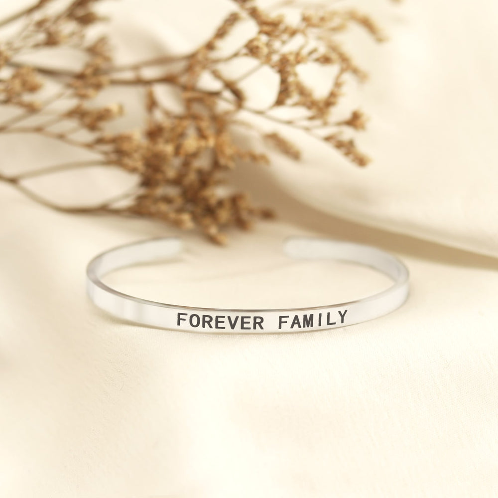 Forever Family Silver Mantra Band - Joker & Witch