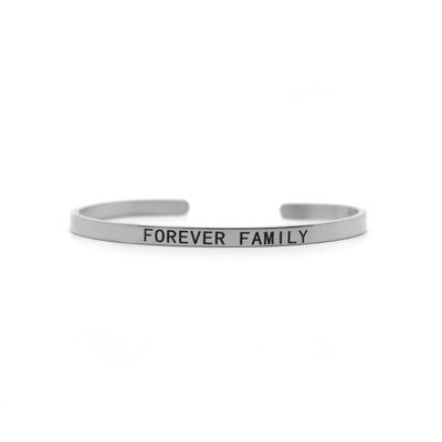 Forever Family Silver Mantra Band - Joker & Witch