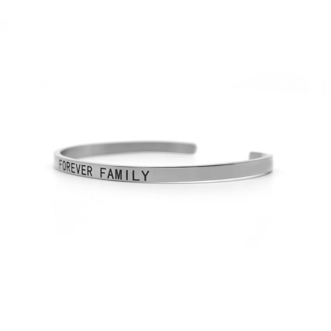 Forever Family Silver Mantra Band - Joker & Witch
