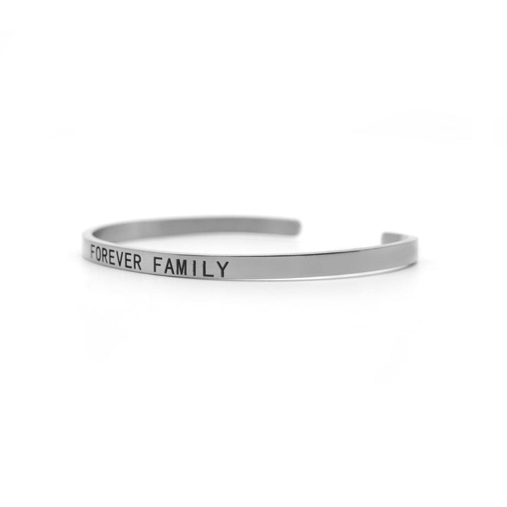 Forever Family Silver Mantra Band - Joker & Witch