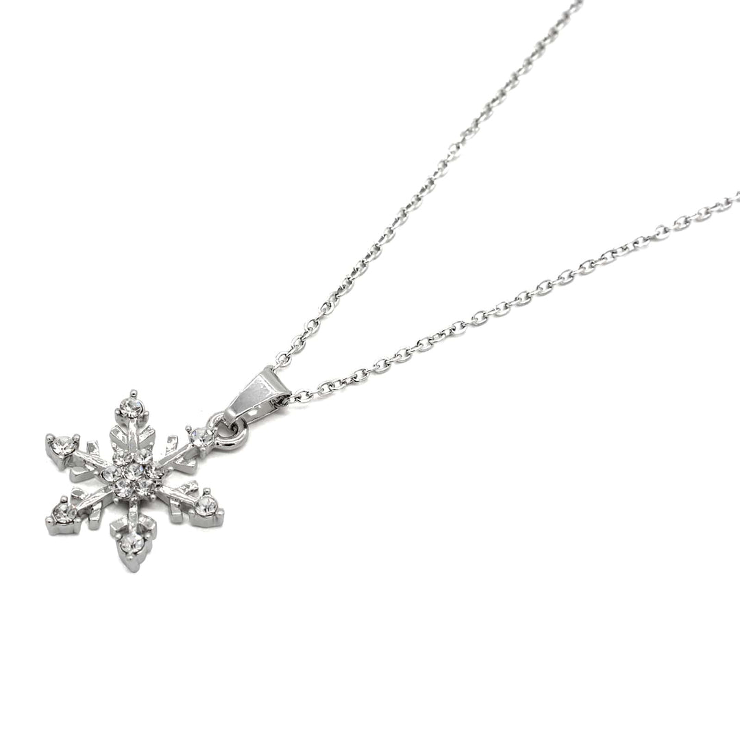 Let It Go Snow Flake Silver Necklace - Joker & Witch