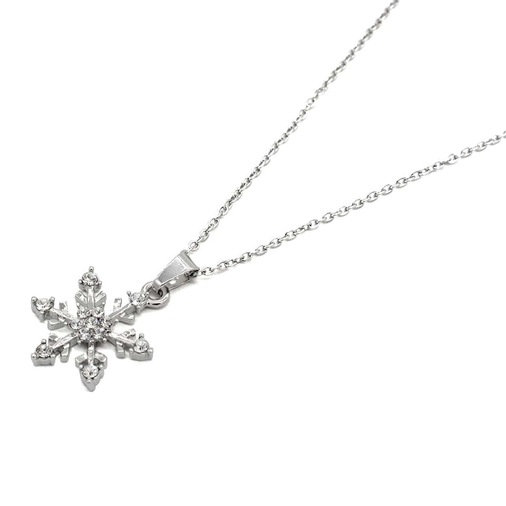 Let It Go Snow Flake Silver Necklace - Joker & Witch