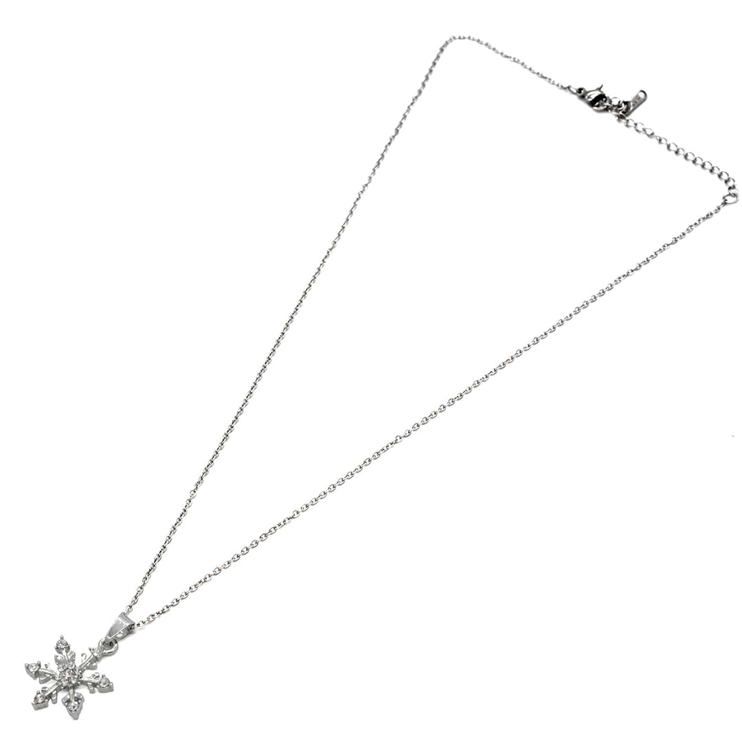Let It Go Snow Flake Silver Necklace - Joker & Witch