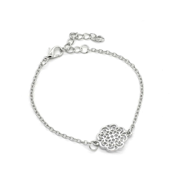 Enchanted Set Of 6 Silver Bracelets - Joker & Witch