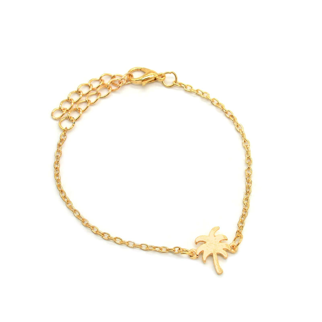 Under The Palm Set Of 5 Gold Bracelets - Joker & Witch