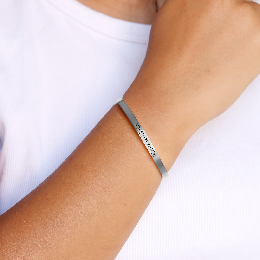 Joker & Witch Silver Band - Joker & Witch