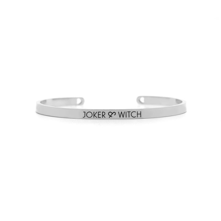 Jolie Silver Watch Bracelet Stack - Joker & Witch