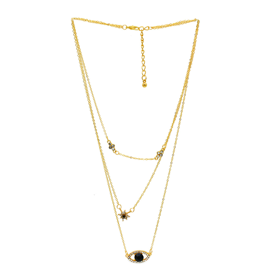 Kaylee Evil Eye Layered Necklace