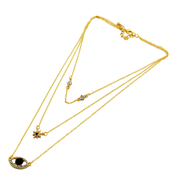 Kaylee Evil Eye Layered Necklace