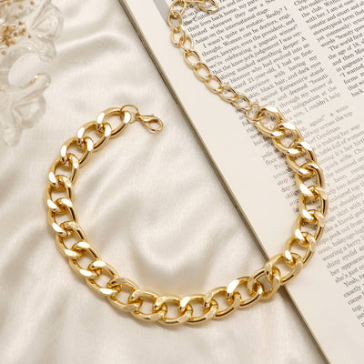 Stella Curb Chain Gold Necklace - Joker & Witch