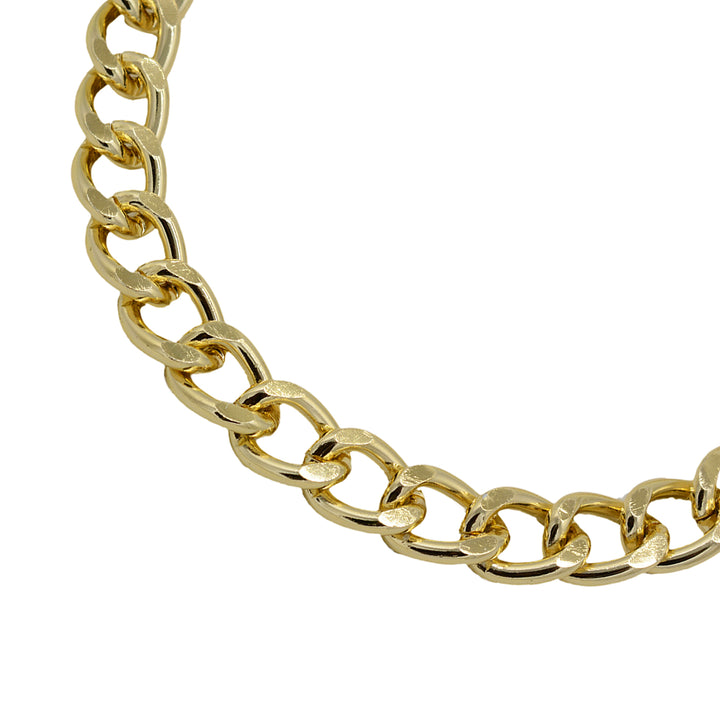 Stella Curb Chain Gold Necklace