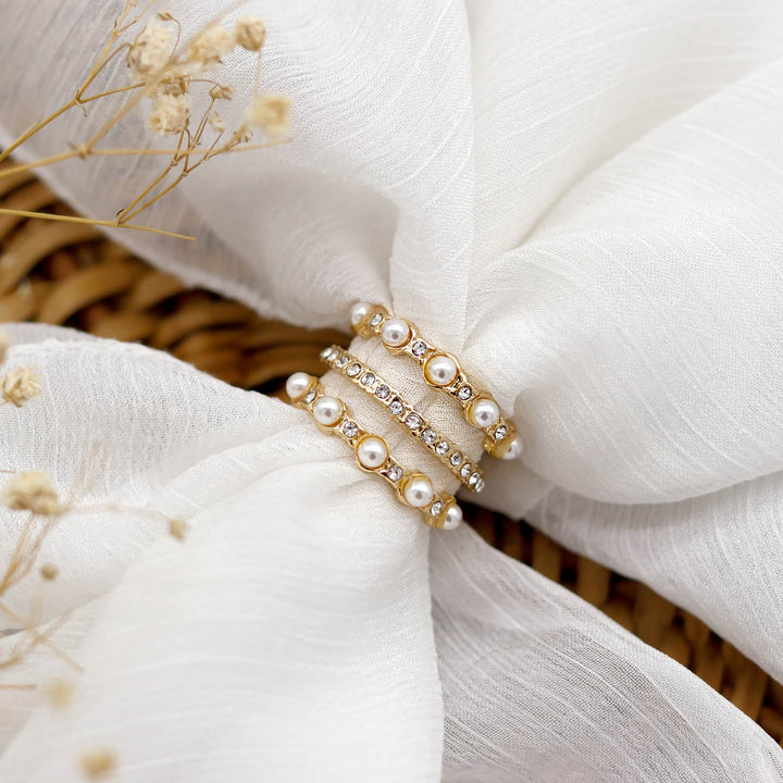 Pearlaceous Gold Ring - Joker & Witch