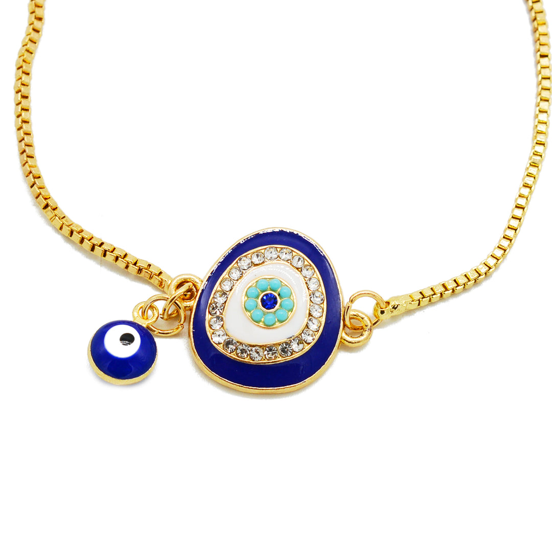 Julia Evil Eye Gold Bracelet
