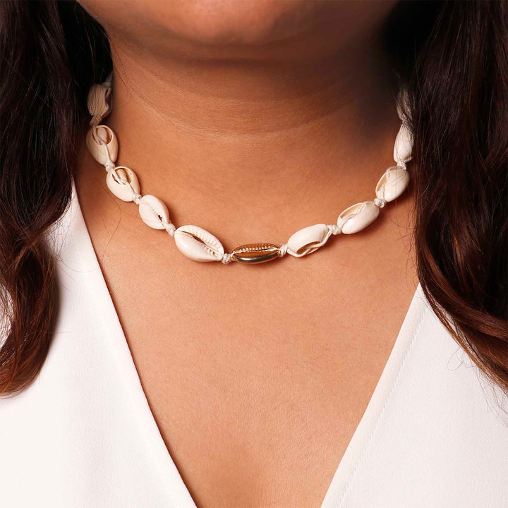 Naomi Mixed Shell Necklace - Joker & Witch