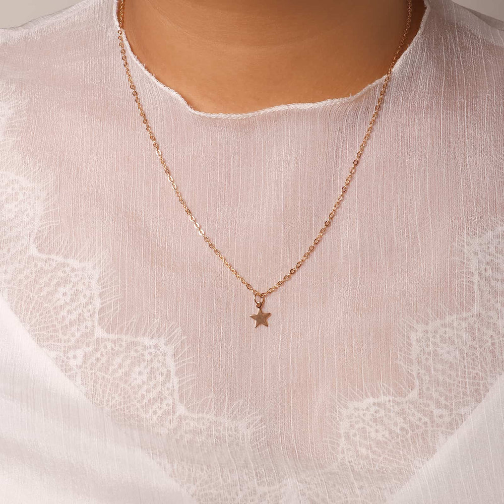 Star Dance Gold Necklace - Joker & Witch