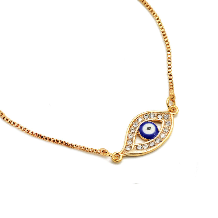 Panon Evil Eye Gold Bracelet - Joker & Witch