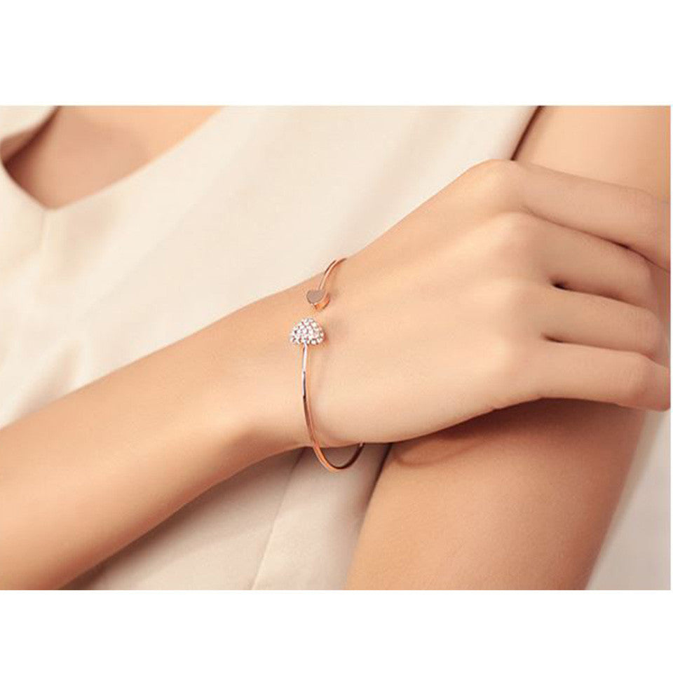 Gold Heart Bracelet - Joker & Witch