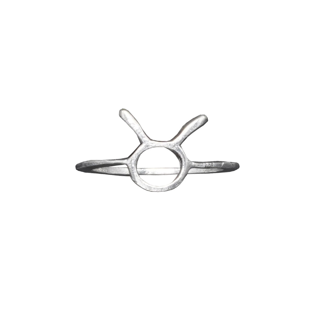 Taurus Zodiac Silver Ring