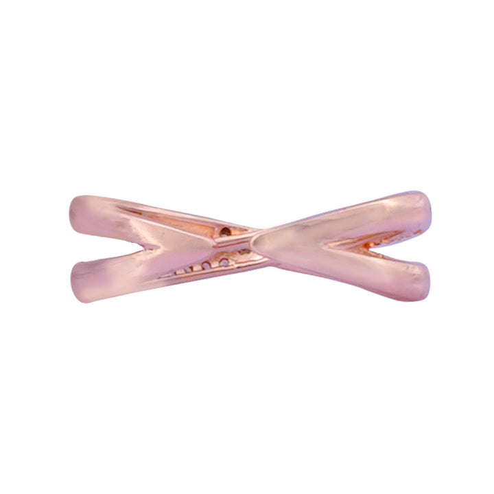 Floral Rose Gold Love Triangle