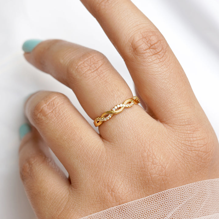 Margherita Gold Dainty Ring