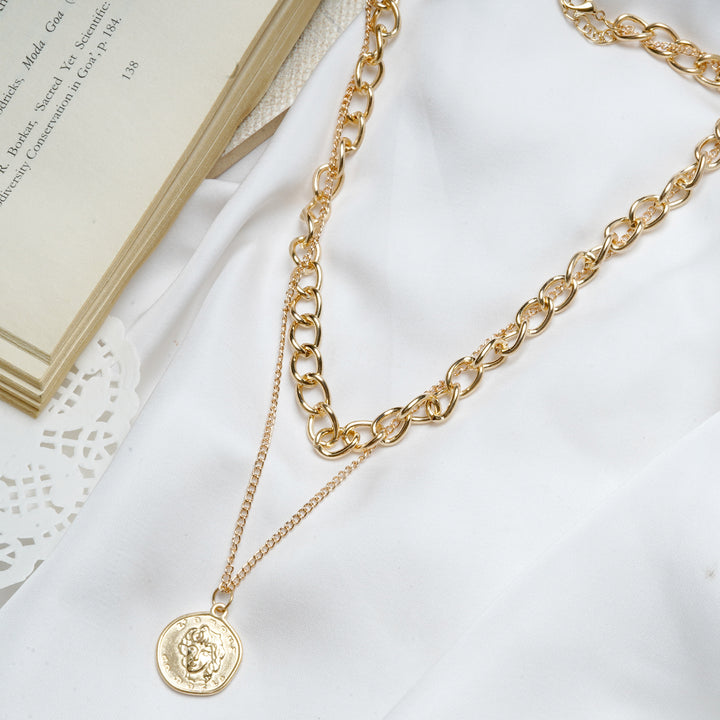 Nodo Chain Link Gold Layered Necklace