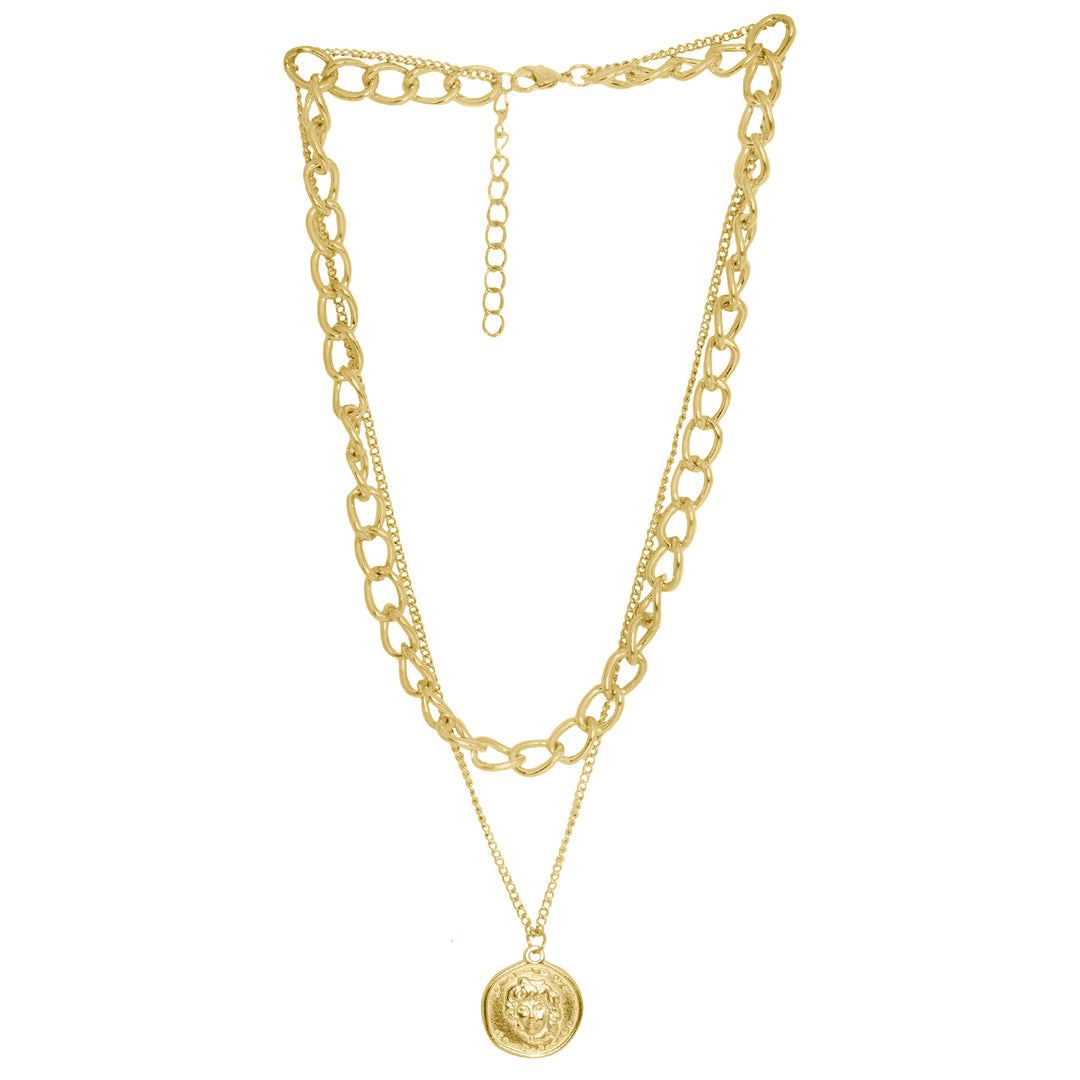 Nodo Chain Link Gold Layered Necklace