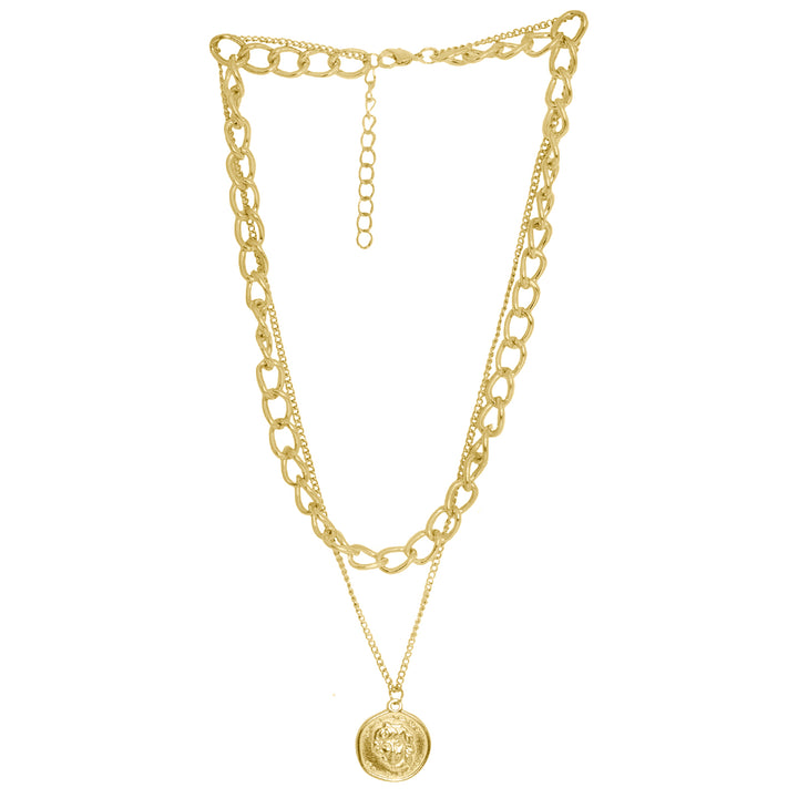 Nodo Chain Link Gold Layered Necklace