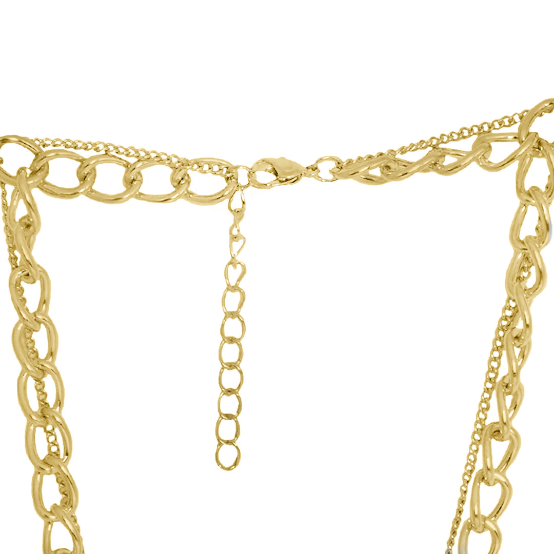 Nodo Chain Link Gold Layered Necklace