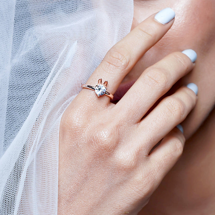 Bunny Hop Rose Gold Ring