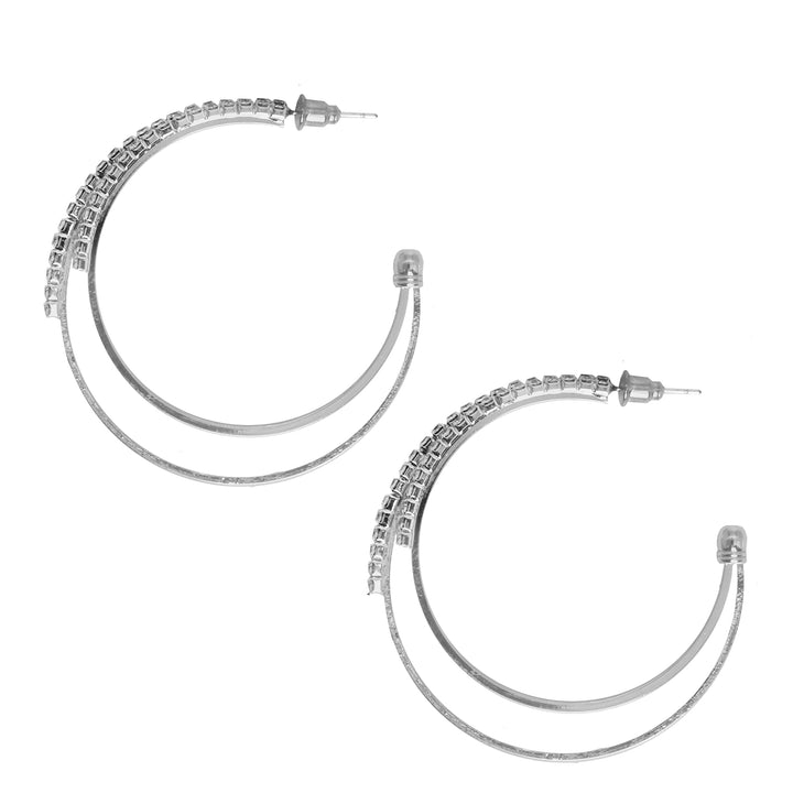 Saturday Night Silver Hoops