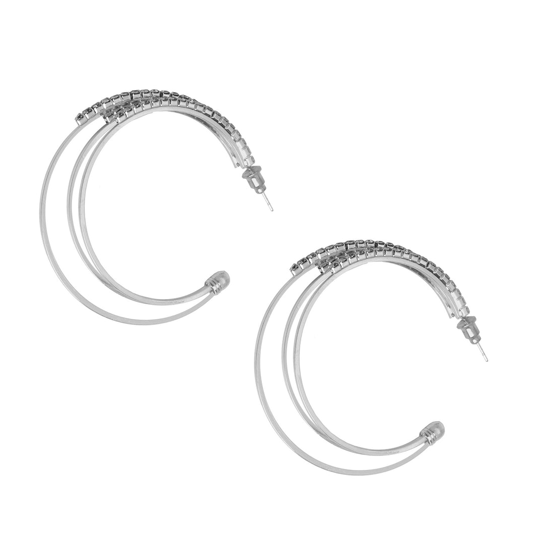 Saturday Night Silver Hoops