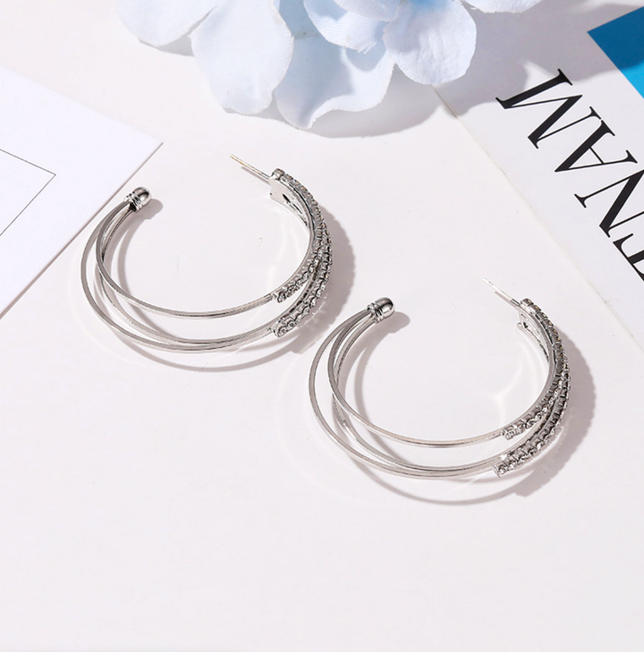 Saturday Night Silver Hoops