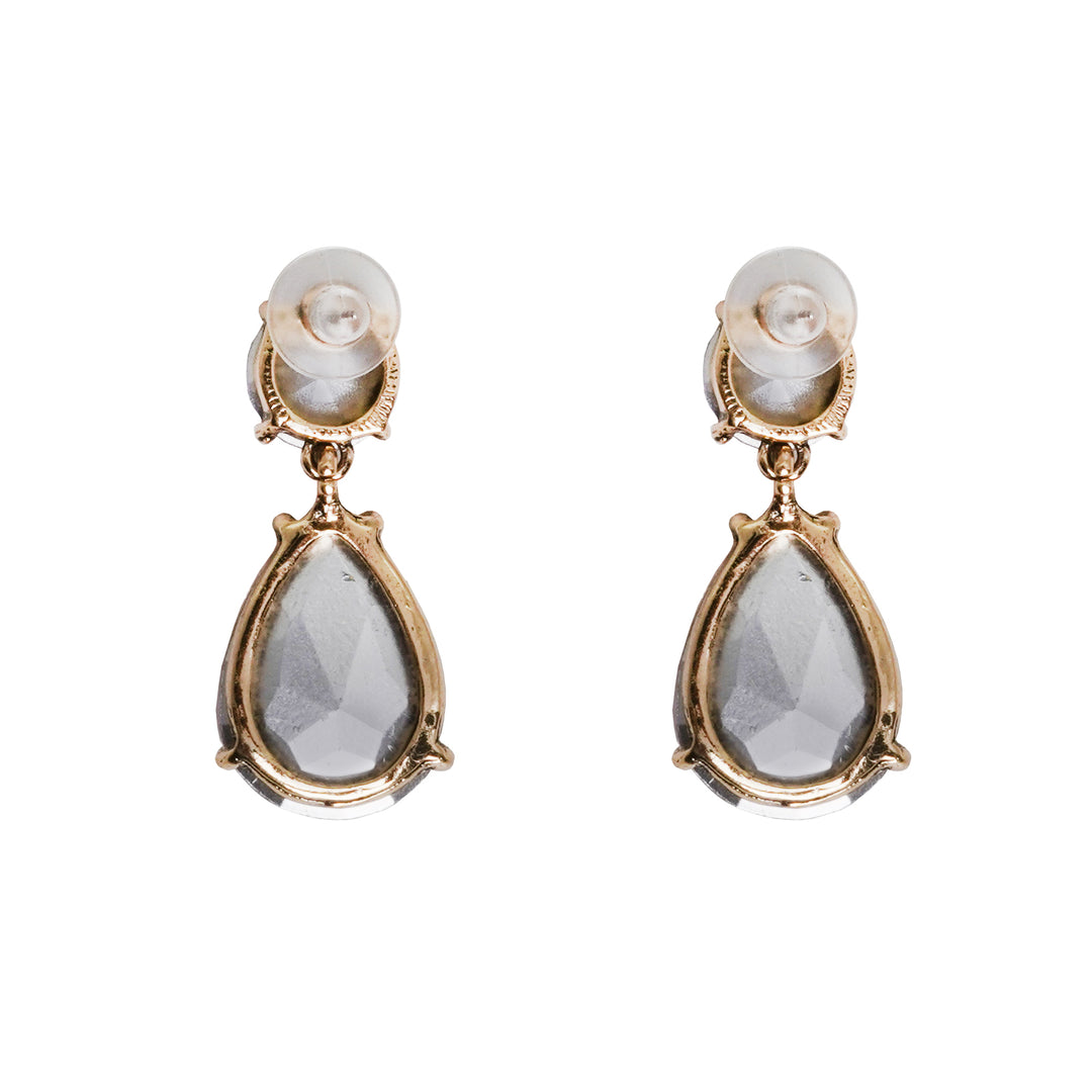 Glam Up Black Drop Earrings