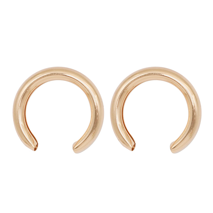Half Moon Gold Earrings