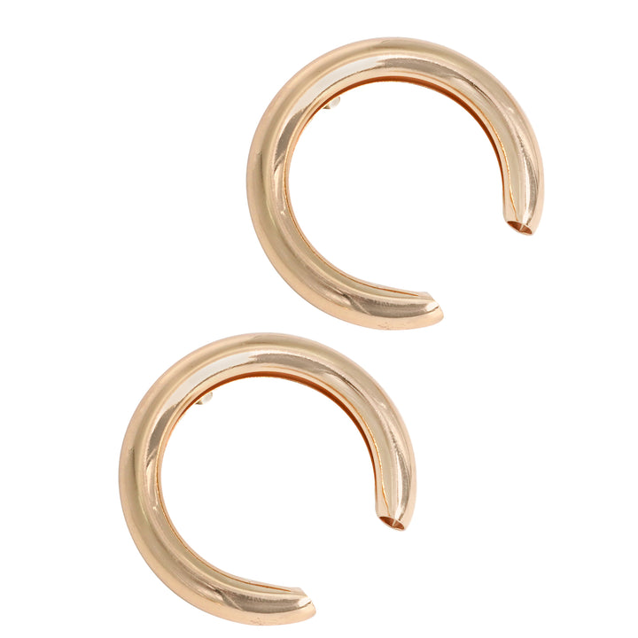 Half Moon Gold Earrings