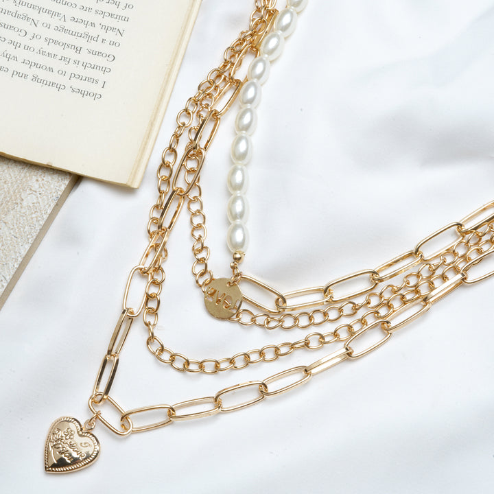 Lianne Chain Link Gold Layered Necklace