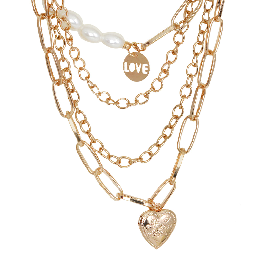 Lianne Chain Link Gold Layered Necklace
