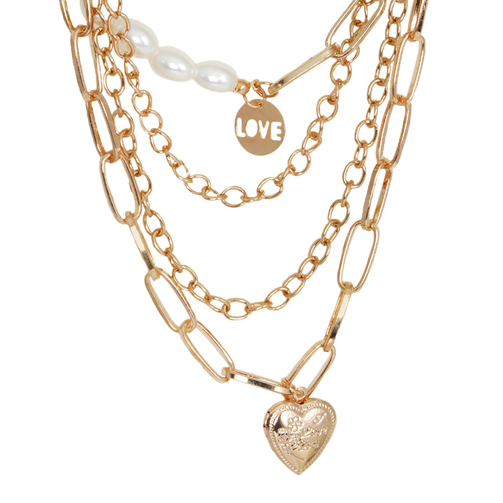 Lianne Chain Link Gold Layered Necklace