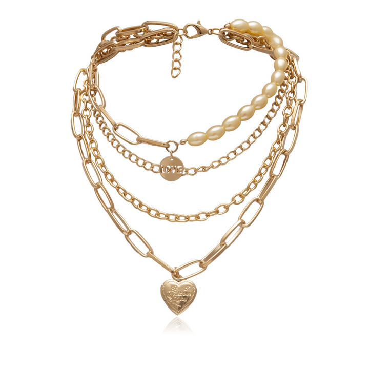 Lianne Chain Link Gold Layered Necklace