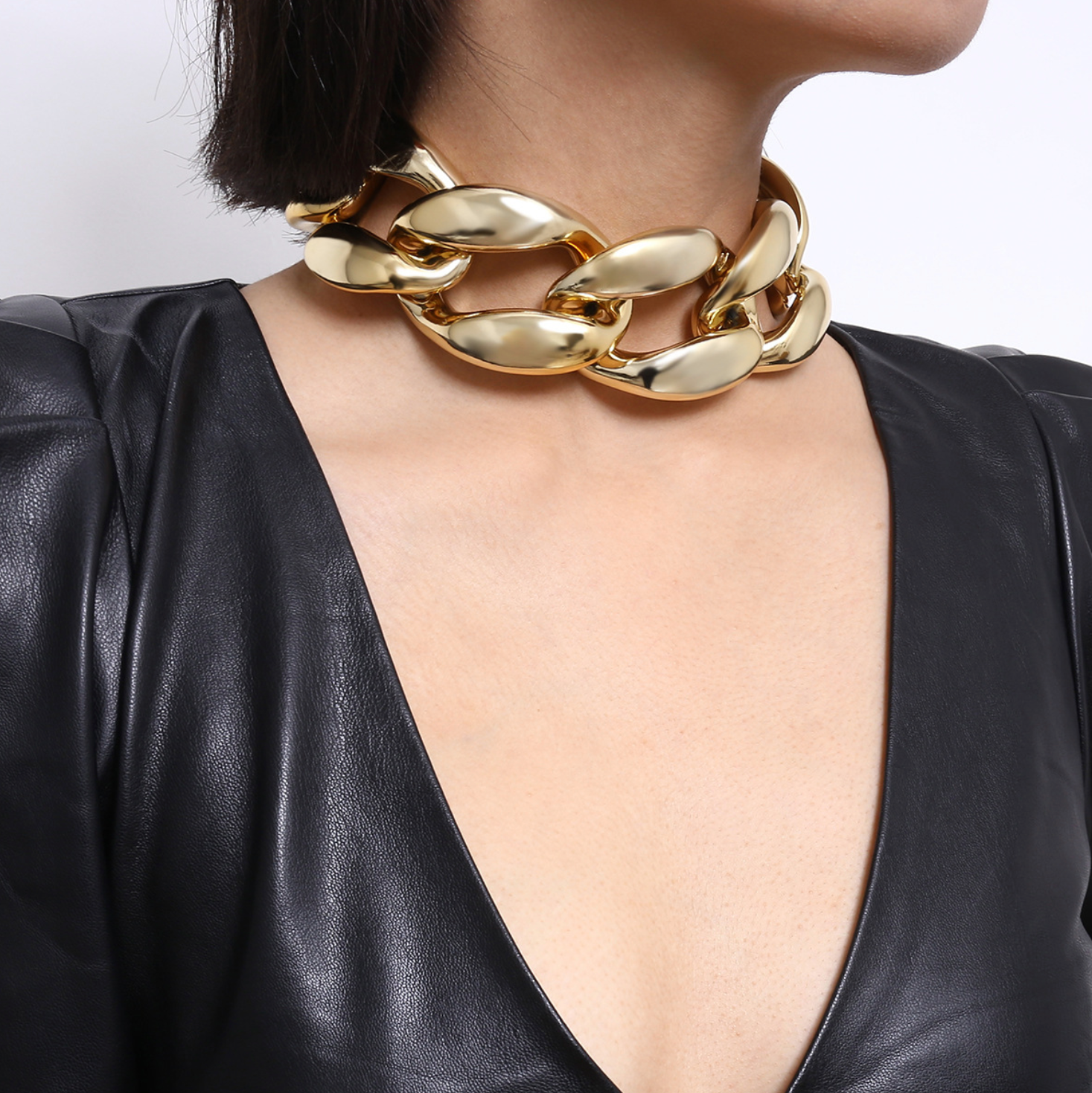 Chunky Paperclip Link Gold Chain Necklace - Nāwai– ke aloha jewelry