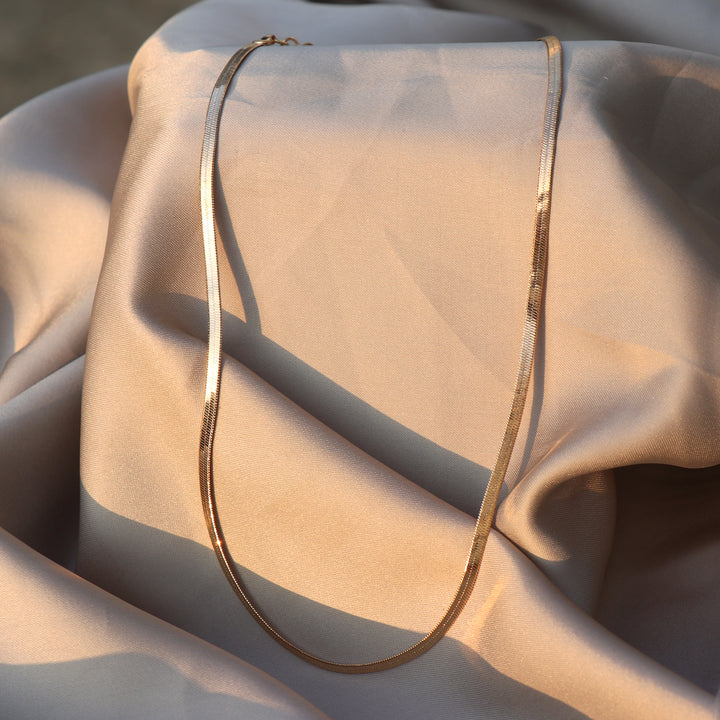Sleek is Chic Gold Necklace