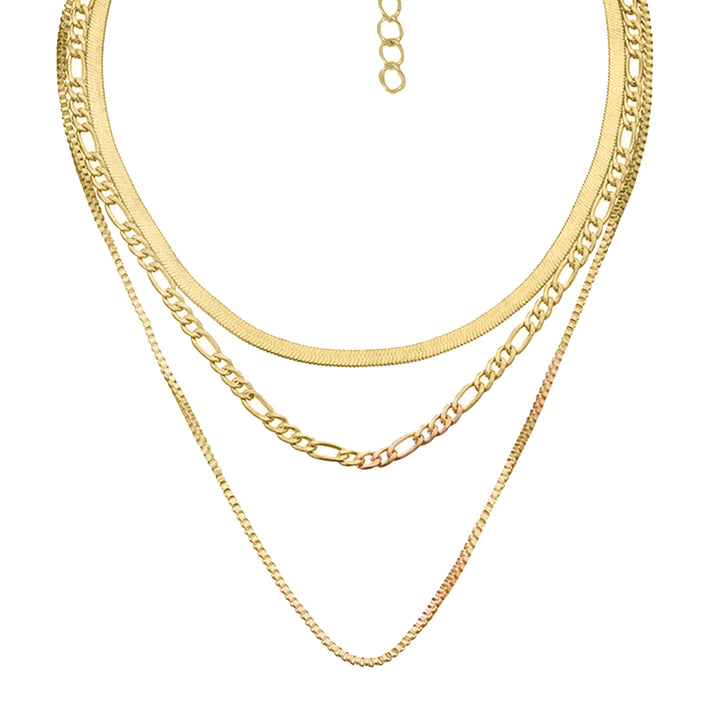 Sleek Gold Layered Necklace