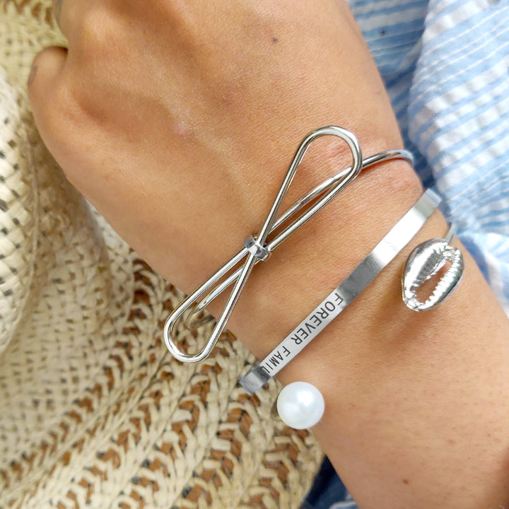 Selena Set of 3 Silver Bracelets