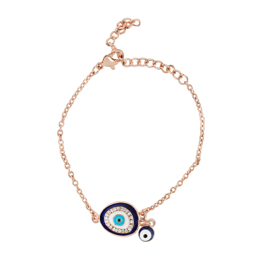 Minimalist Blue Evil Eye Bracelet