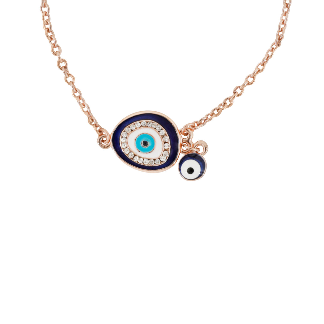 Minimalist Blue Evil Eye Bracelet