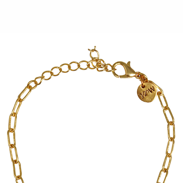 18K Gold Plated Aries Zodiac Bracelet