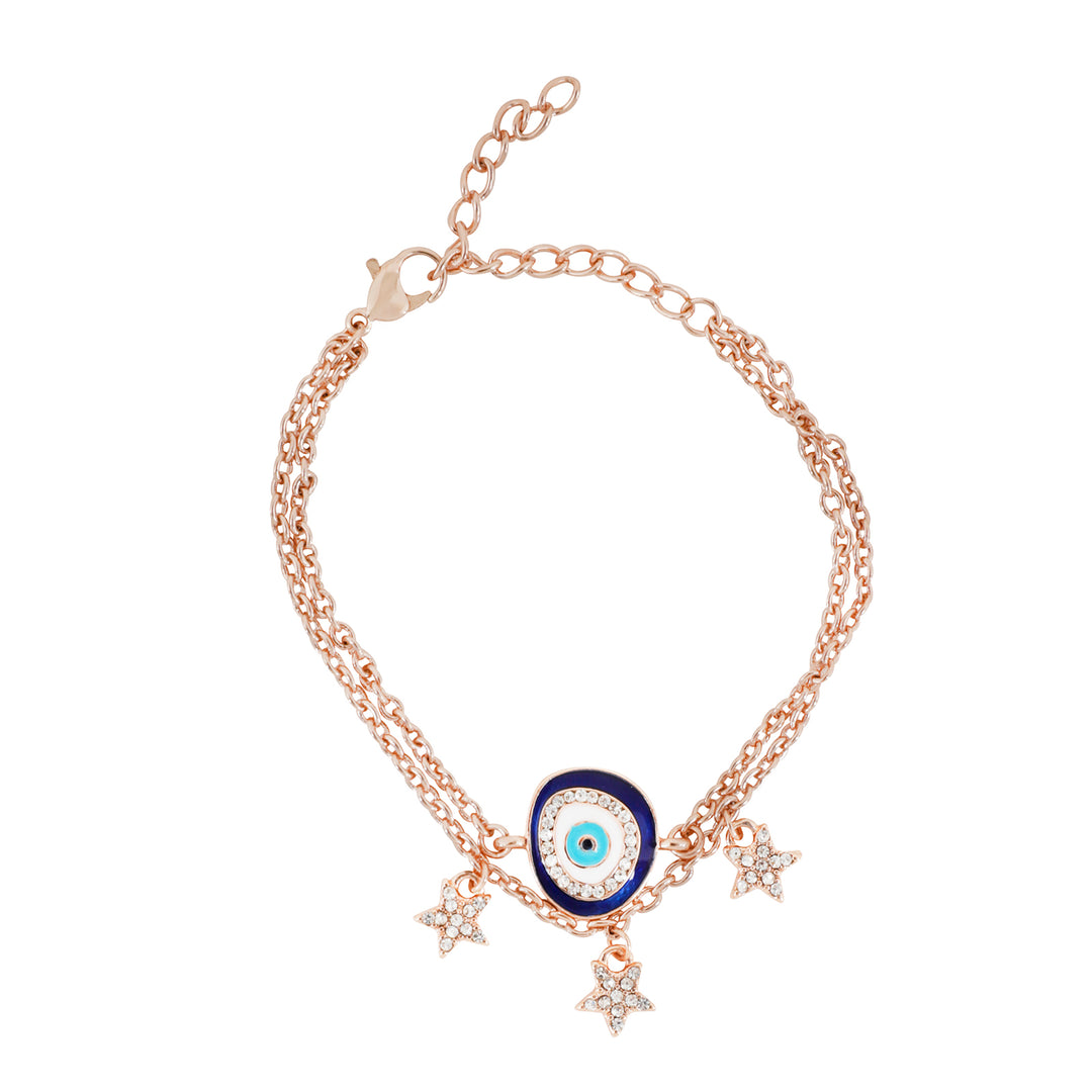 Iris Blue Evil Eye Bracelet