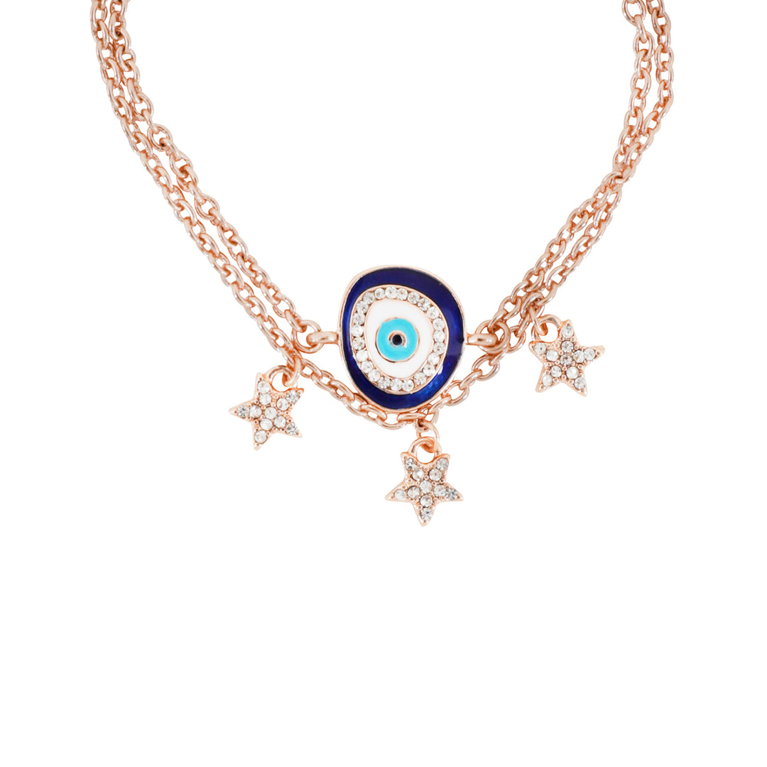 Iris Blue Evil Eye Bracelet