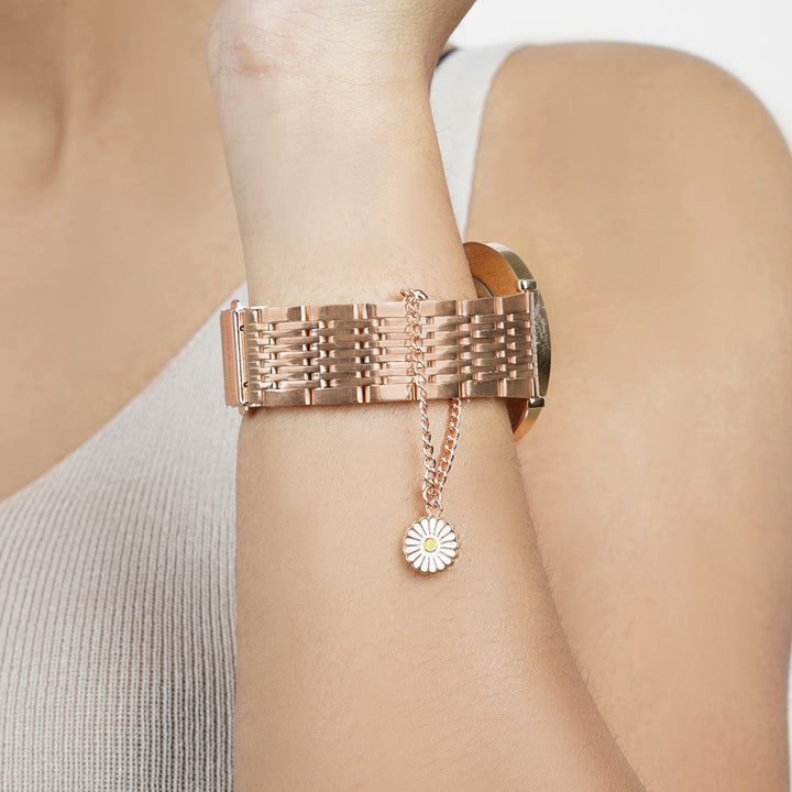 Blooming Rosegold Watch Charm